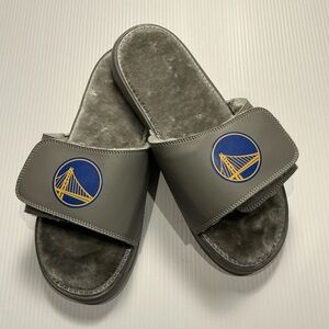 Gray Golden State Warriors Slide Sandals Size 12